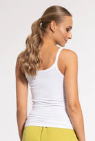 Dopasowany top na ramiączkach Bege