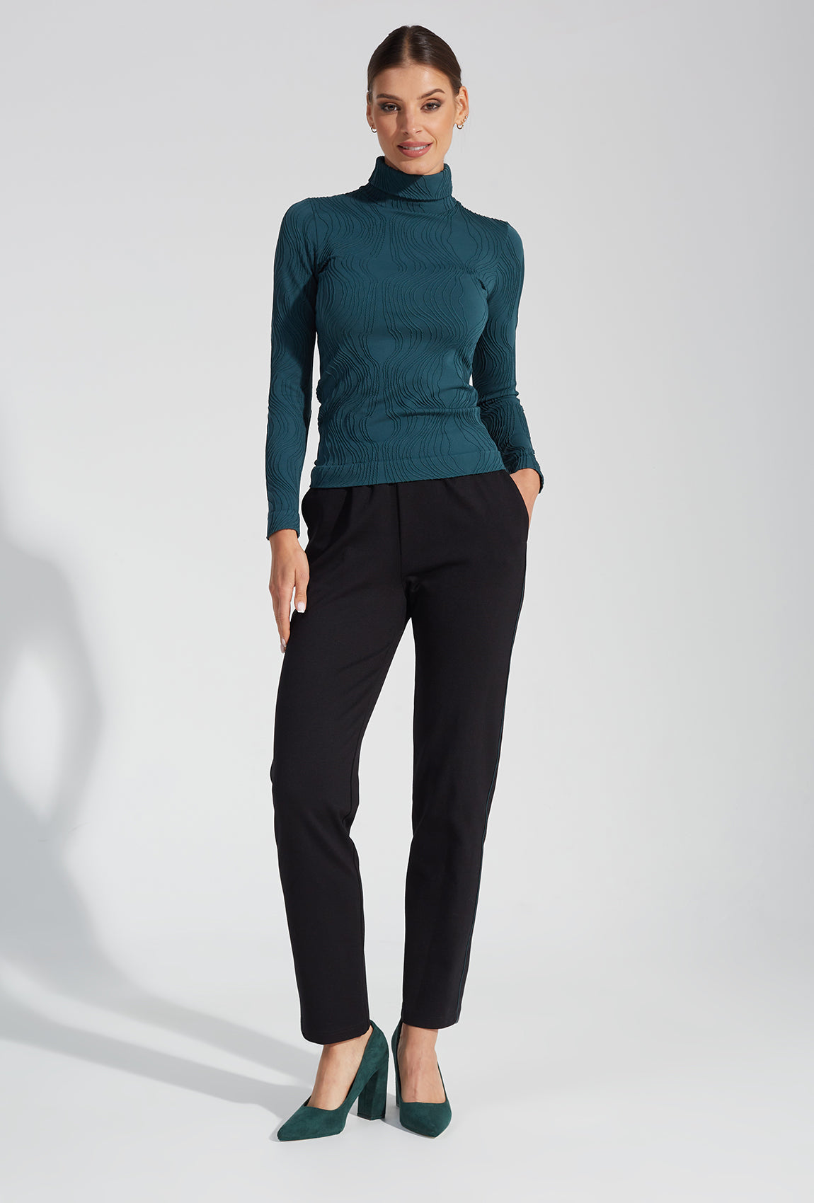 Proste czarne spodnie Janelle - Gatta