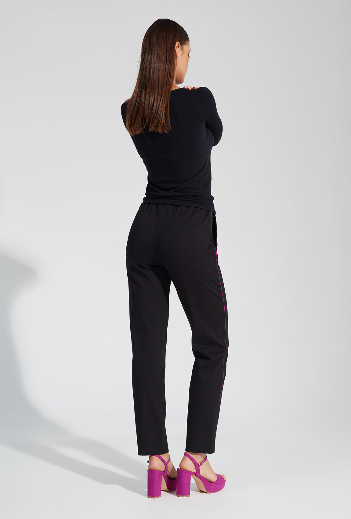 Proste czarne spodnie Janelle - Gatta