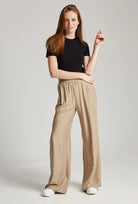 Spodnie z szerokimi nogawkami Leni