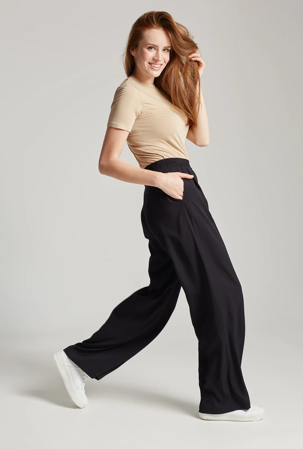 Spodnie z szerokimi nogawkami Leni - Gatta