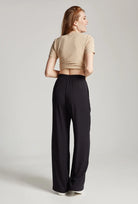 Spodnie z szerokimi nogawkami Leni