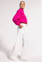 Spodnie z szeroką nogawką Cotia