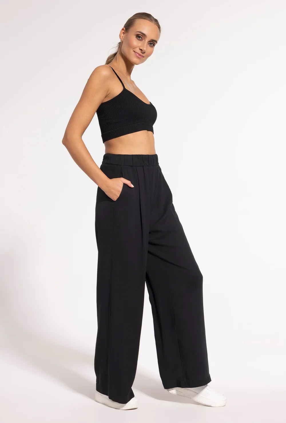 Spodnie z wiskozy Leni - Gatta