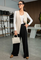 Spodnie z wiskozy Leni