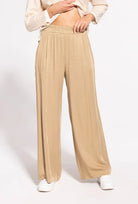 Spodnie z wiskozy Leni