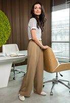 Spodnie z wiskozy Leni