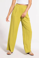 Spodnie z wiskozy Leni