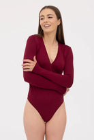 Kopertowe body z wiskozy Constanza