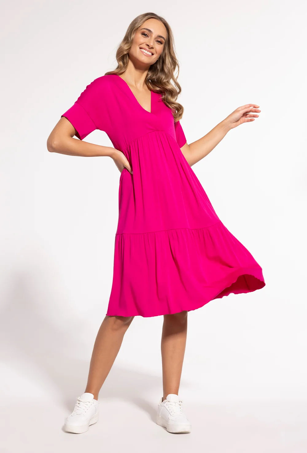 Luźna sukienka z krótkim rękawem Kim - Gatta