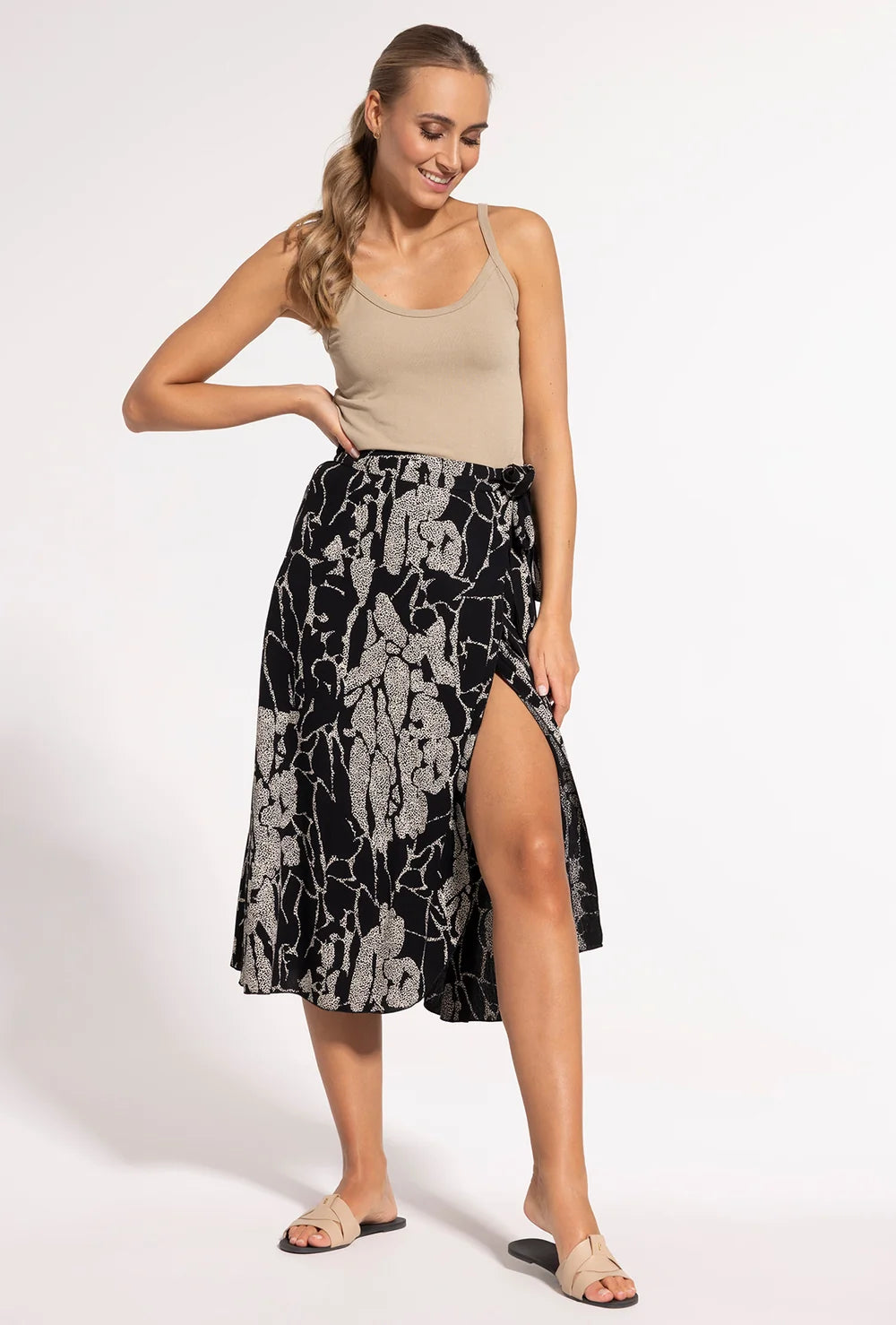 Spódnica z wiązaniem Natia - Gatta