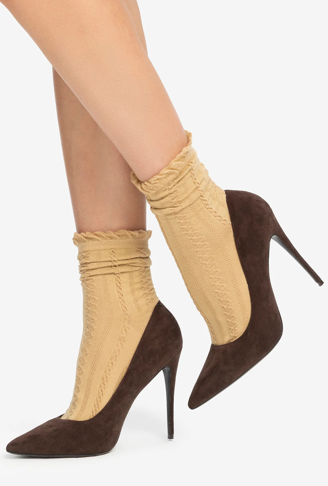 Skarpetki z warkoczowym splotem - Gatta