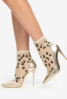 Połyskujące skarpetki damskie Carmello 04