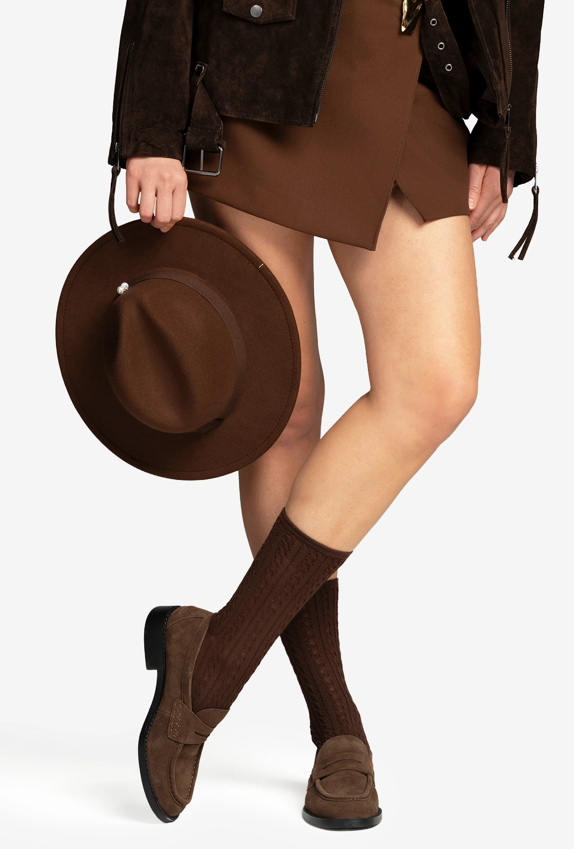 Czekoladowe skarpetki damskie Gatta x Wedel 001 - Gatta