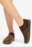 Stopki z warkoczowym splotem Gatta x Wedel 004