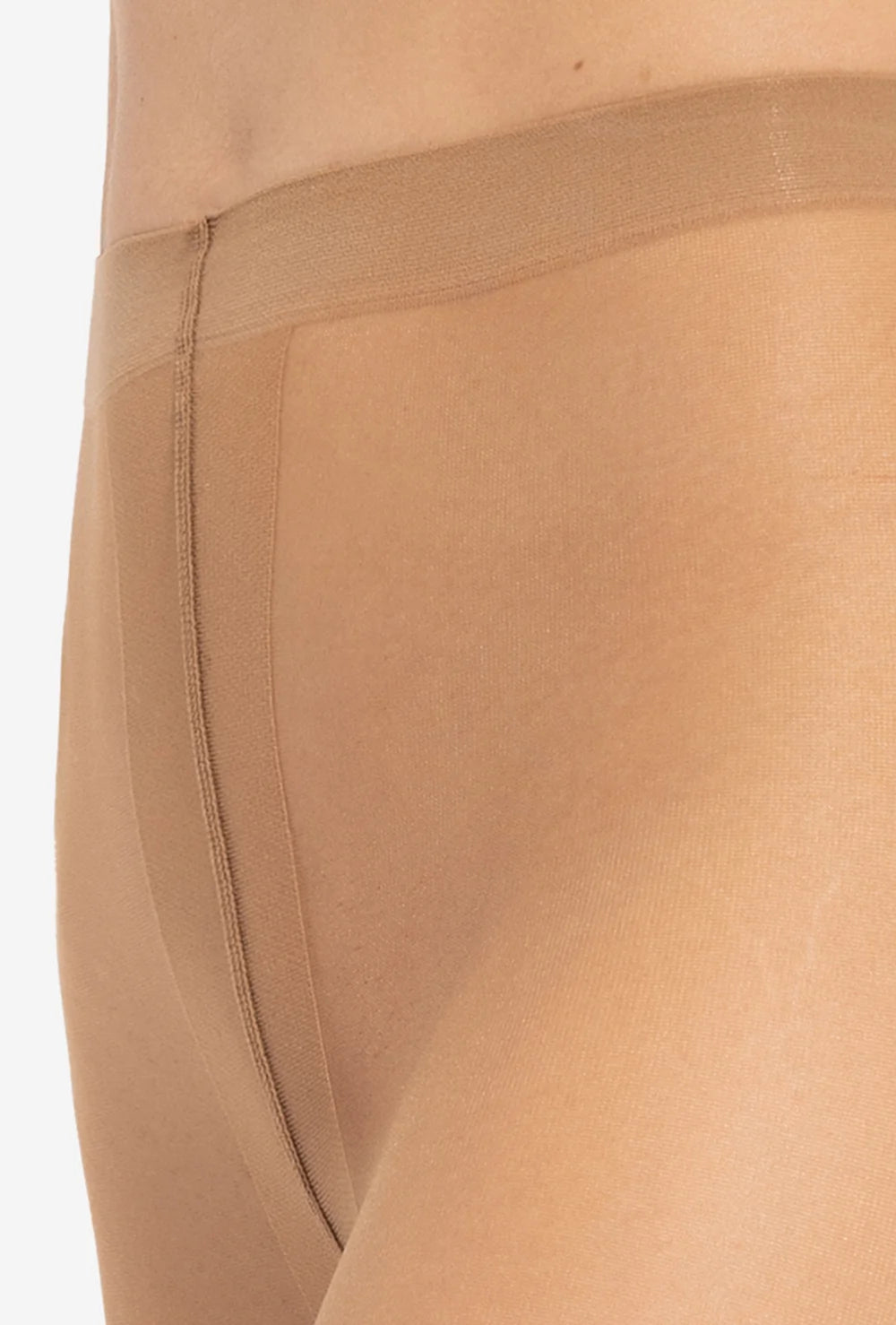 Beżowe rajstopy damskie z szewkiem Chiara - Gatta