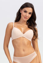 Gładki biustonosz bez fiszbin Sisi