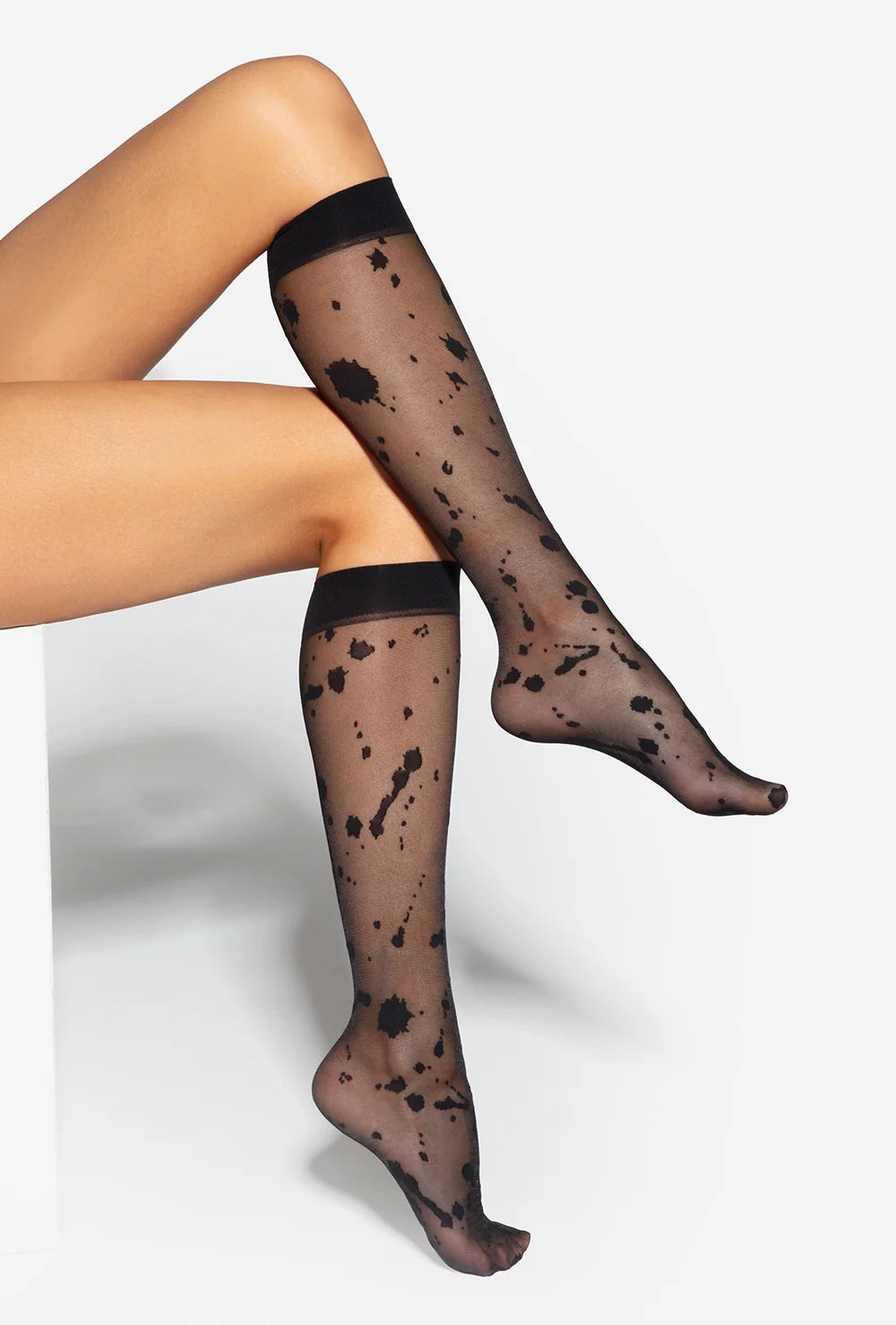 Czarne podkolanówki Arti wz. 01