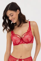 Czerwony biustonosz damski Kayla