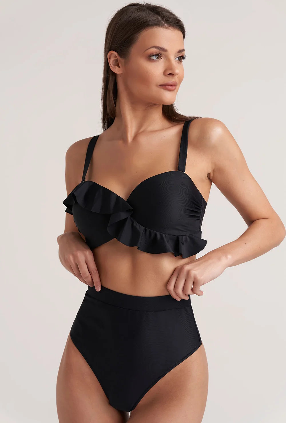 Dół od stroju kąpielowego - brazyliany z wysokim stanem Rotuma - Gatta