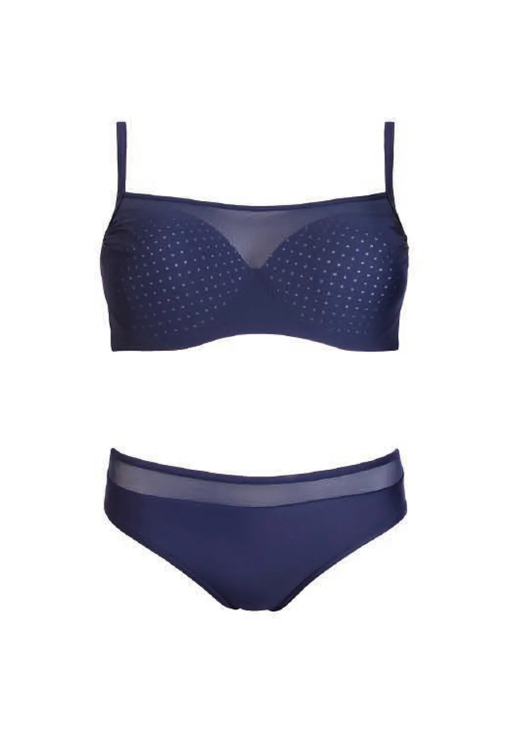 Granatowy strój kąpielowy (S1002GR) - Gatta