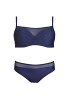 Granatowy strój kąpielowy (S1002GR)