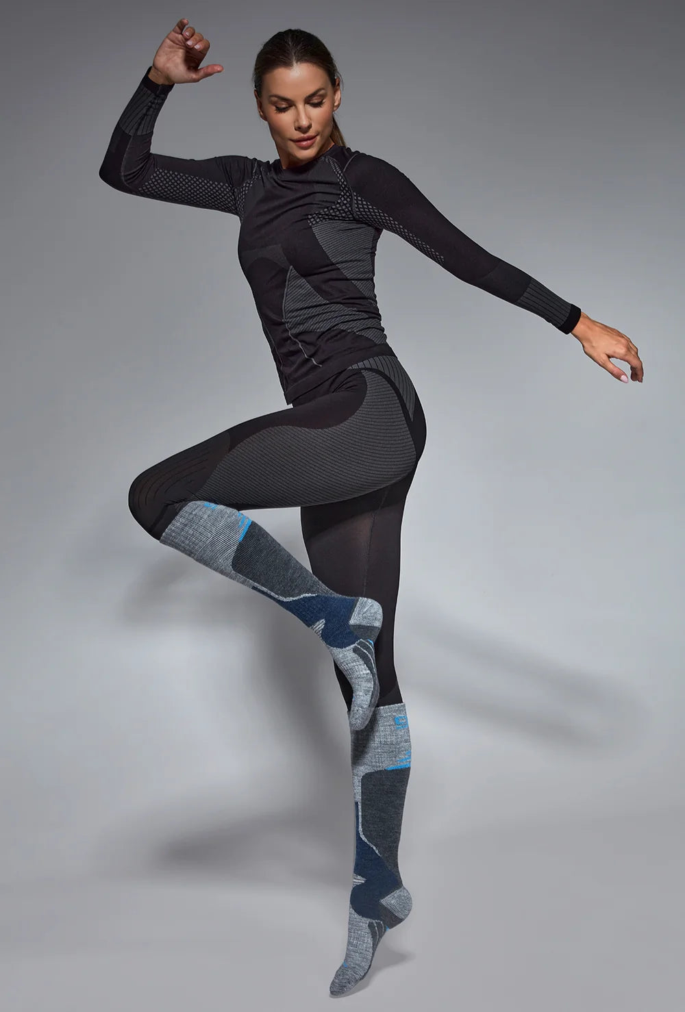 Podkolanówki narciarskie