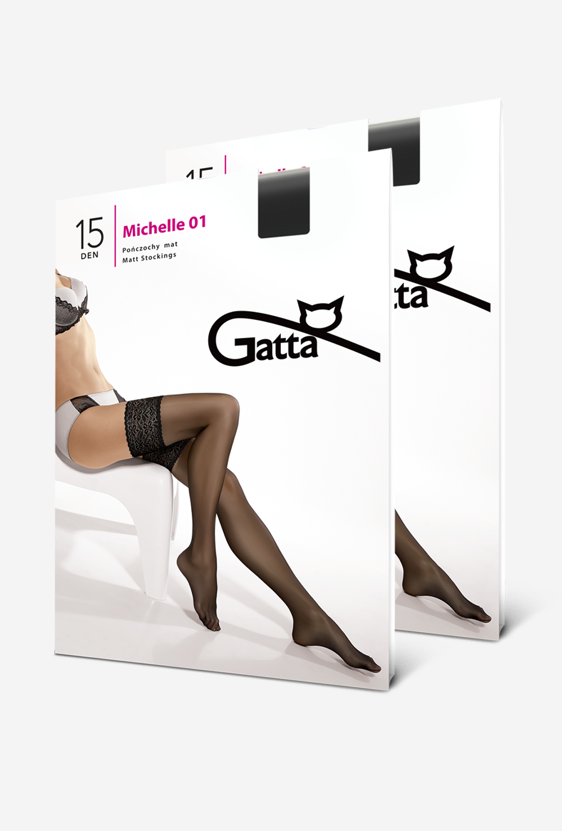 2-pak pończoch Michelle - Gatta