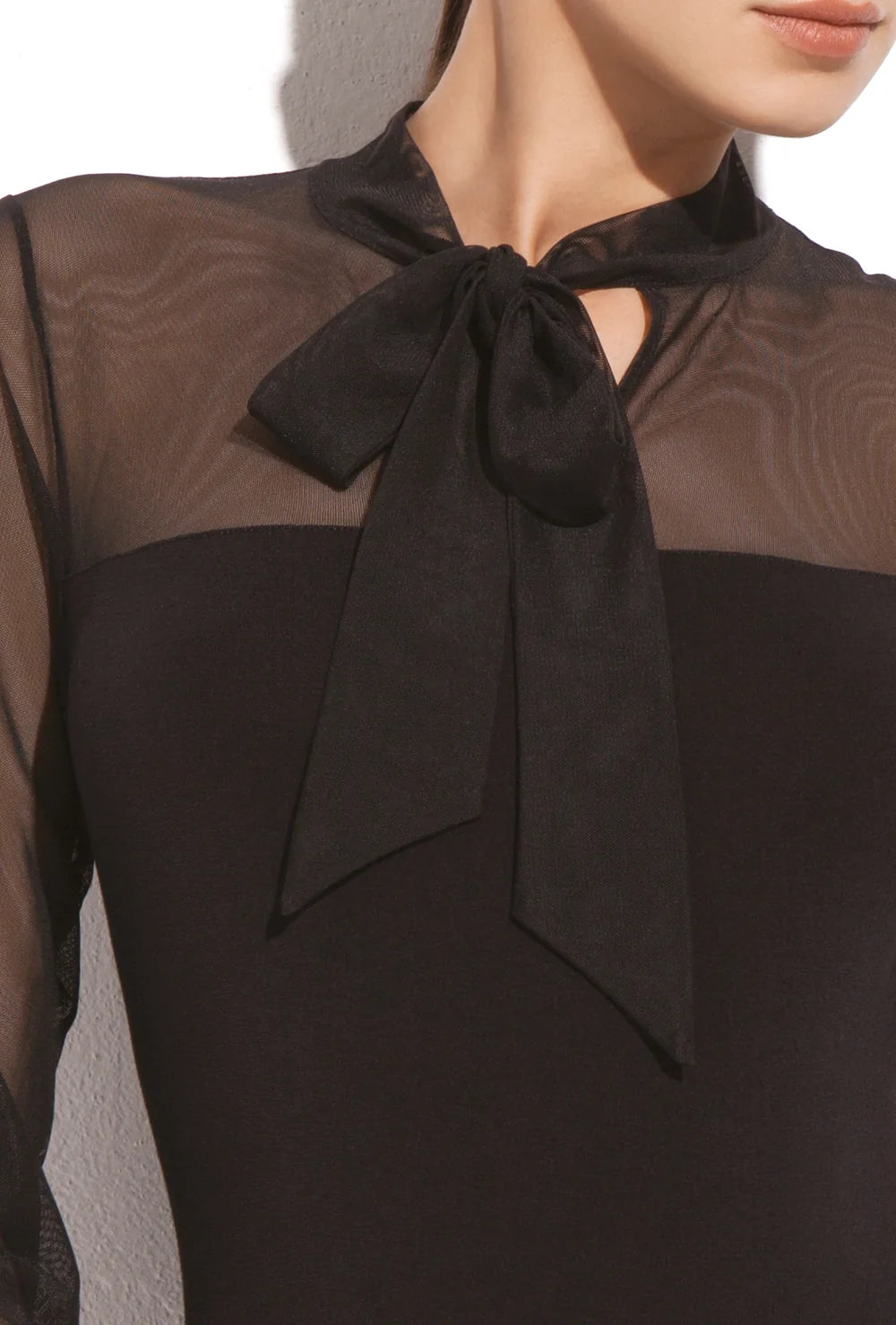 Eleganckie body z siateczką Ramira - Gatta