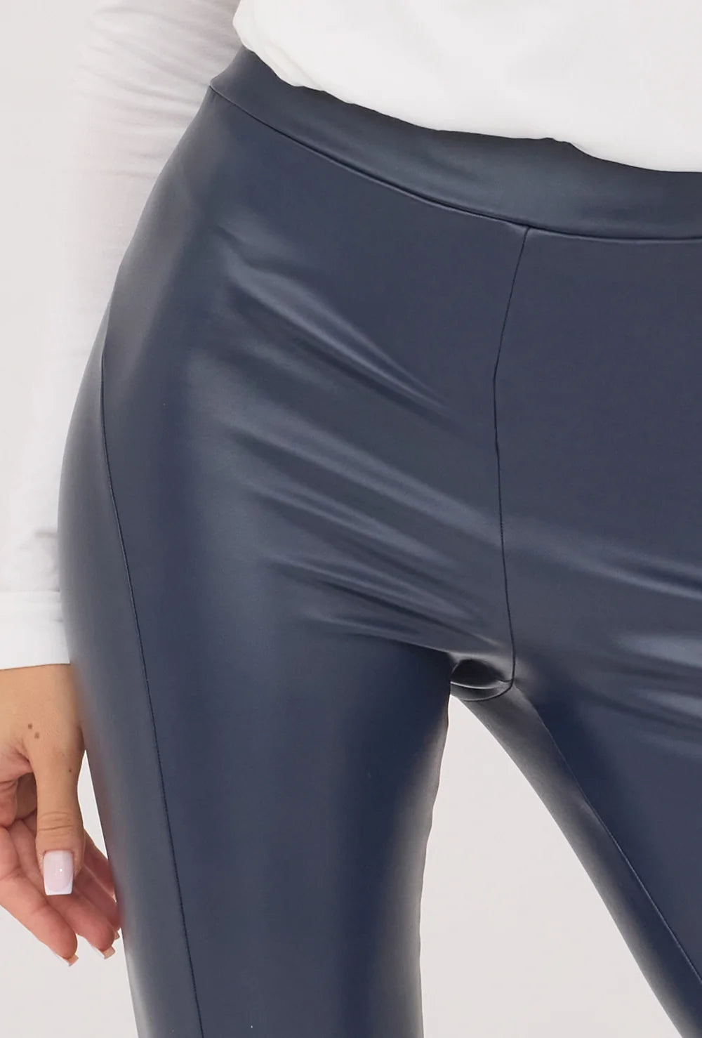 Legginsy z ekoskóry Claudia