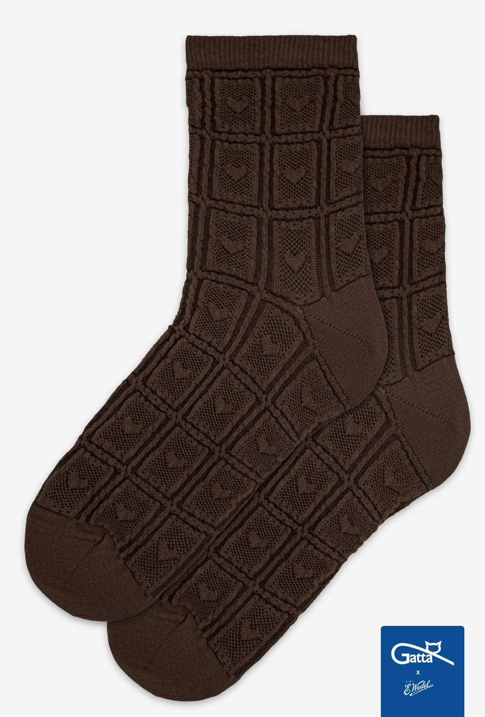 3-pak czekoladowych skarpetek - Gatta x Wedel - Gatta