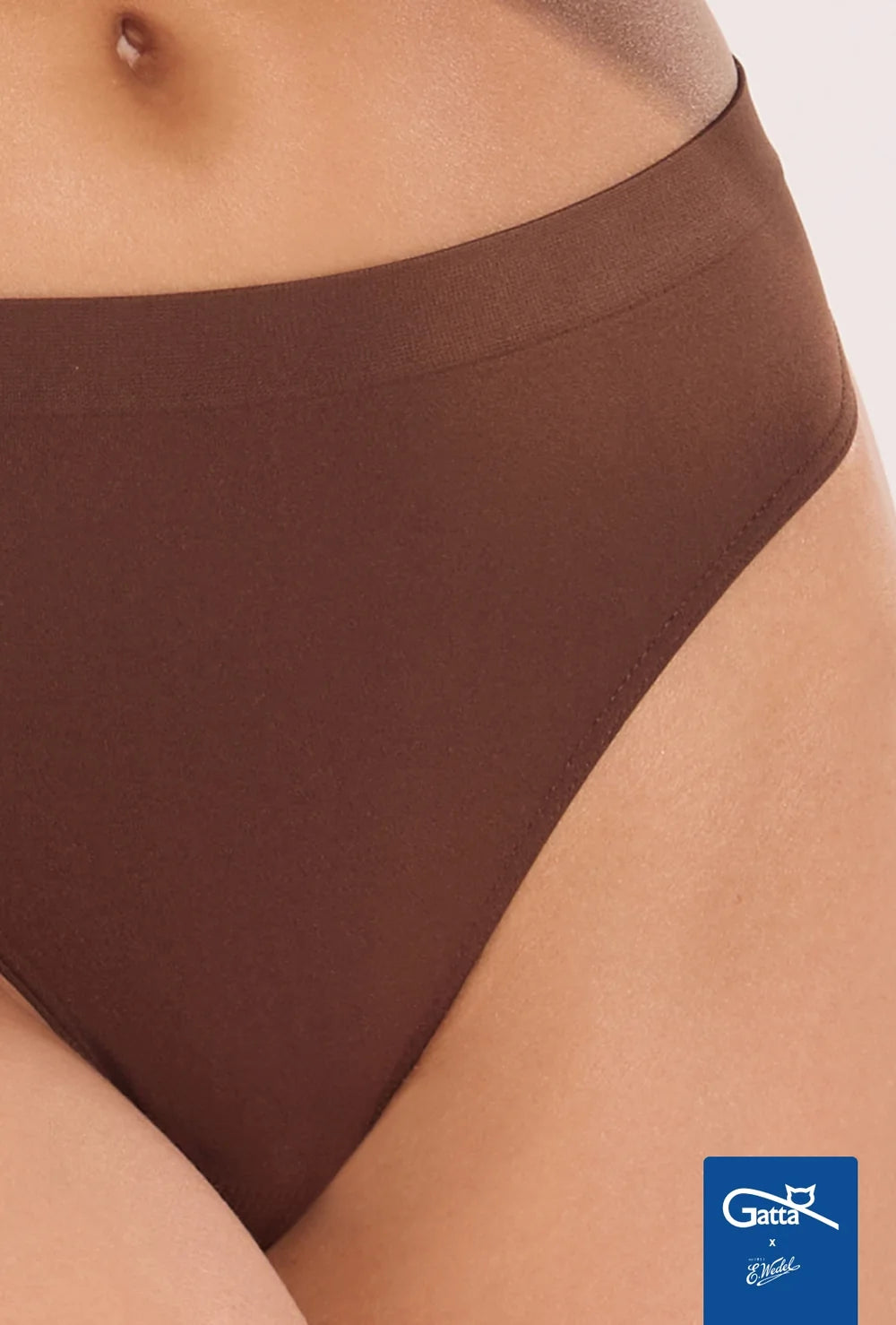 3-pak majtek typu stringi w odcieniach czekolady – Gatta x Wedel - Gatta
