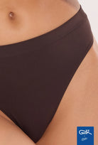 3-pak majtek typu stringi w odcieniach czekolady – Gatta x Wedel