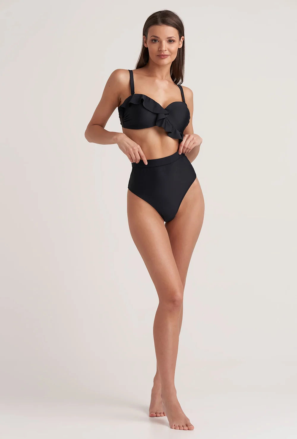 Dół od stroju kąpielowego - brazyliany z wysokim stanem Rotuma - Gatta