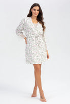 Szlafrok w kwiaty Magnolia