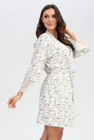 Szlafrok w kwiaty Magnolia