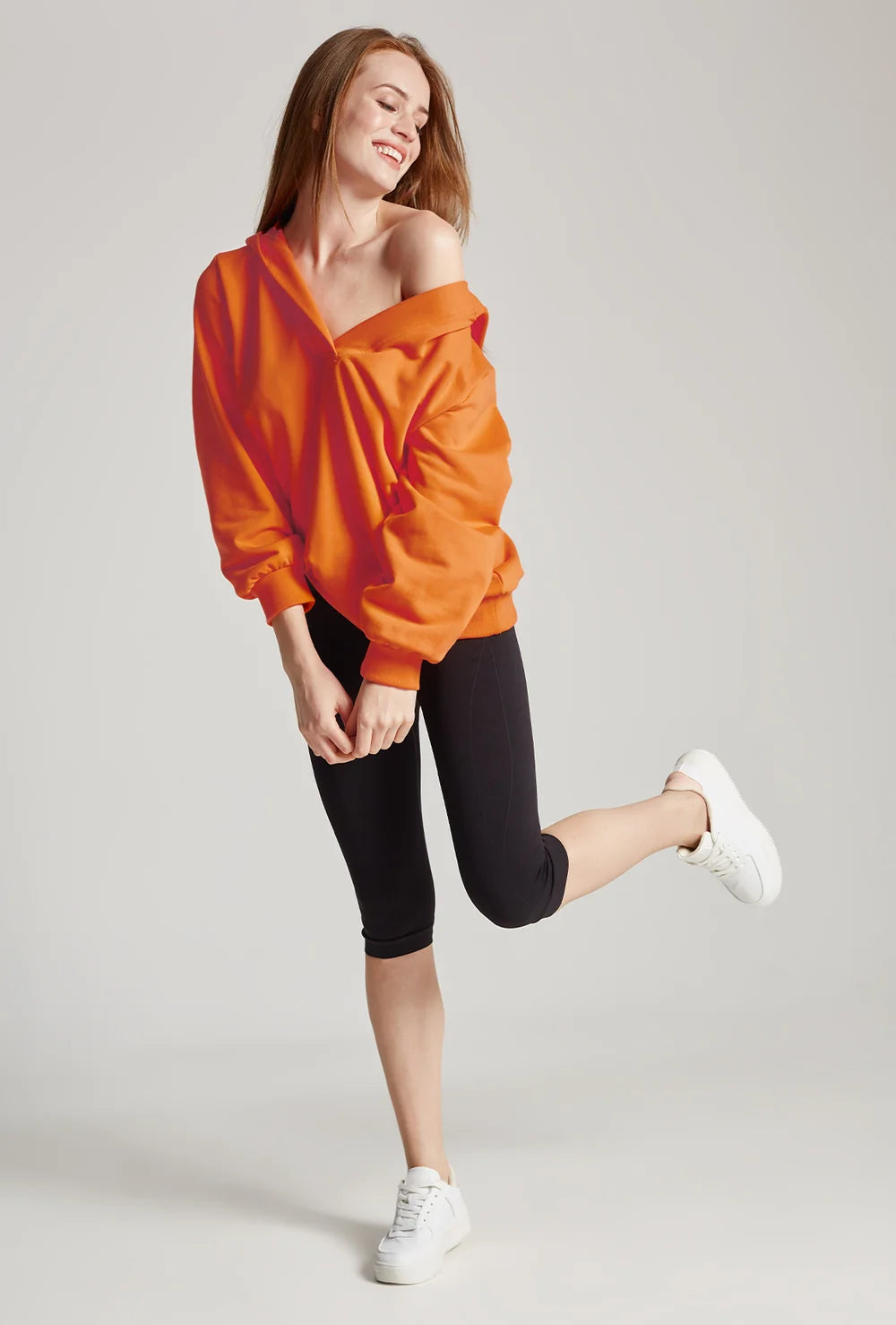 Legginsy Mirella o długości 3/4 - Gatta