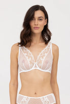 Miękki biustonosz z koronki Ida