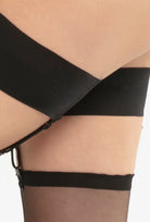 Pończochy z pikotką Bella