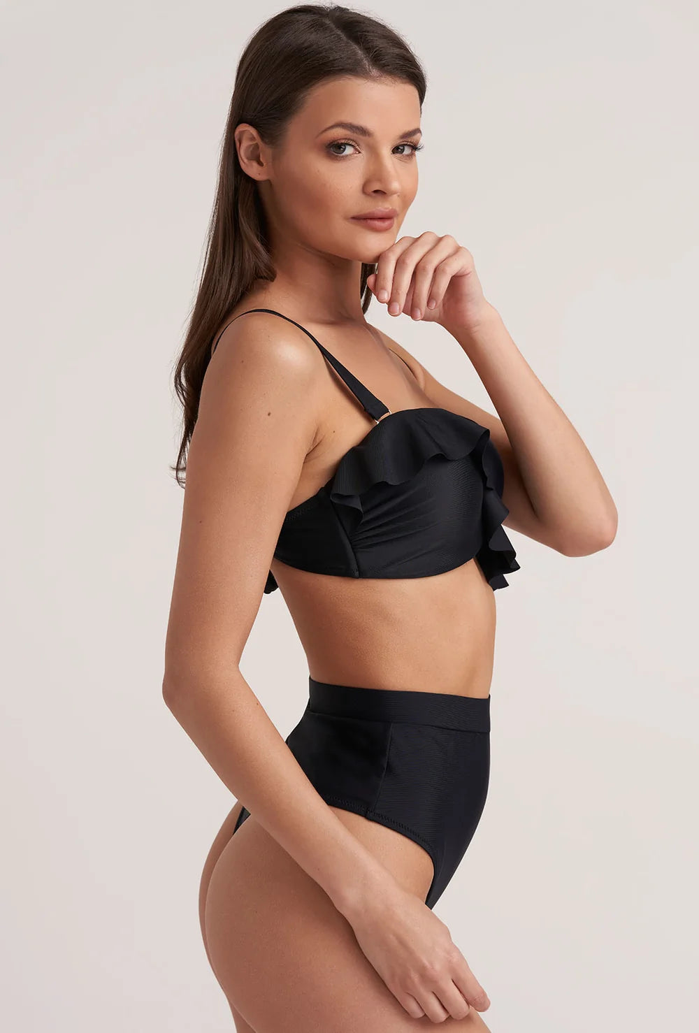 Dół od stroju kąpielowego - brazyliany z wysokim stanem Rotuma - Gatta