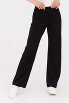 Spodnie z szerokimi nogawkami Rosa