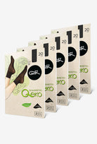 5-pak skarpetek rajstopowych z ekologicznej przędzy Q-eko 20 den