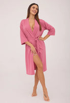 Bawełniany szlafrok damski Sara