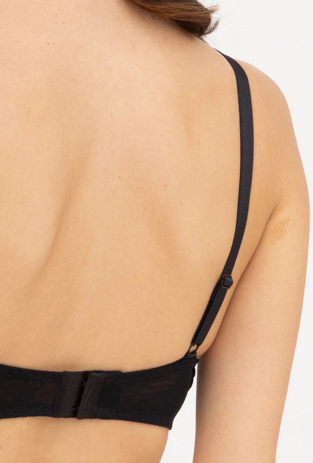 Czarny biustonosz bardotka Monique - Gatta