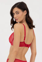 Czerwony biustonosz damski Kayla