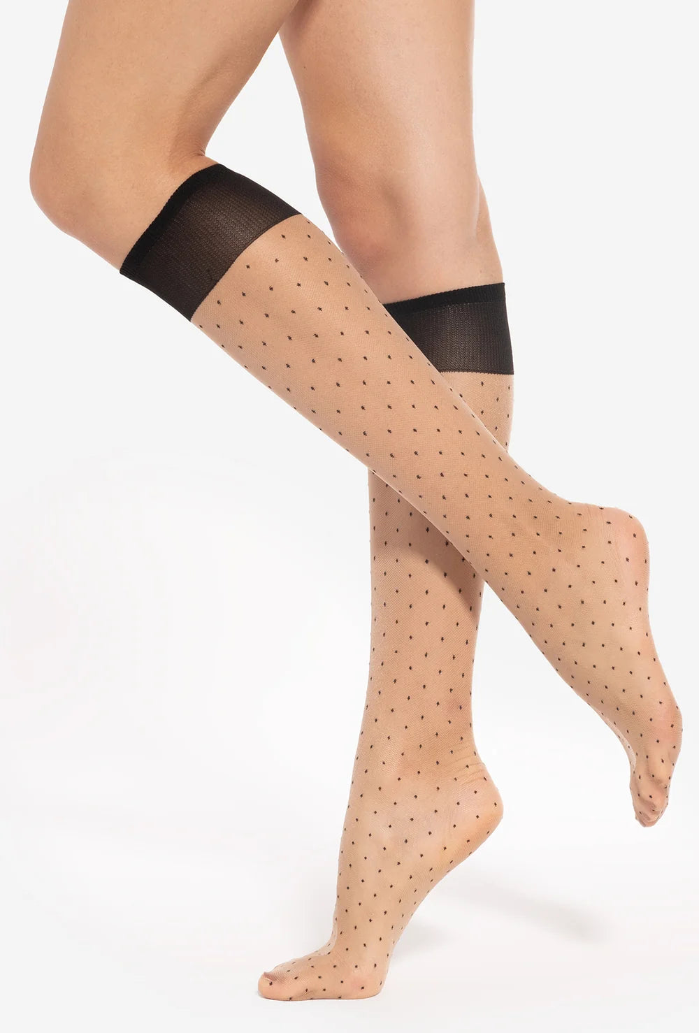 Podkolanówki w kropki Stylove wz. 04 - Gatta