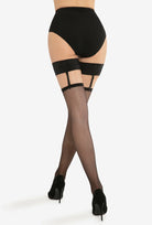 Pończochy z pikotką Bella