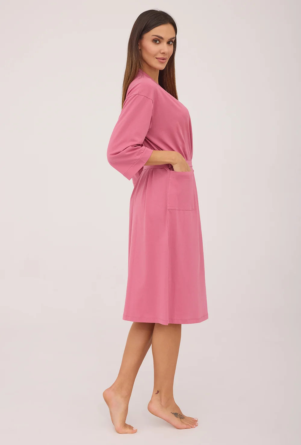 Bawełniany szlafrok damski Sara - Gatta