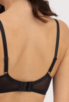 Czarny biustonosz z fiszbinami Dominica