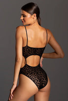 Transparentne body ze zwierzęcym printem Emilia